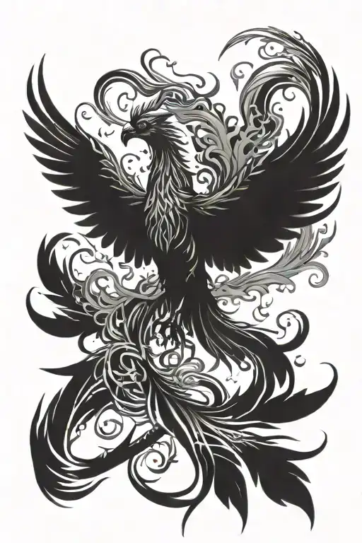 Phoenix Rising From The Ashes