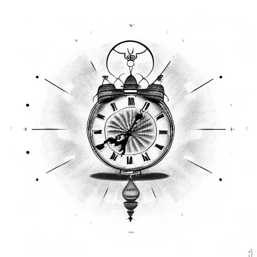 A Clock And The Phrase Carpe Diem Memento Mori