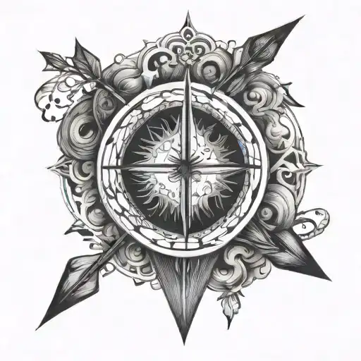 A Burning Arrow Design