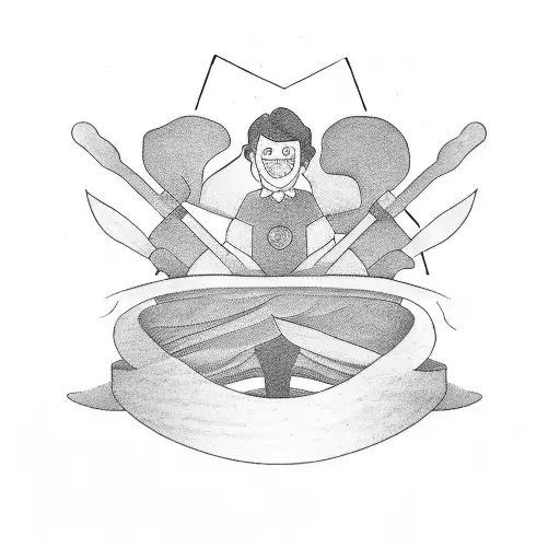 A Symbolic Image Of A Dad Being Protector Of Daughter