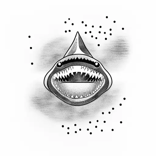 Coffee Cup Morphing Into A Shark