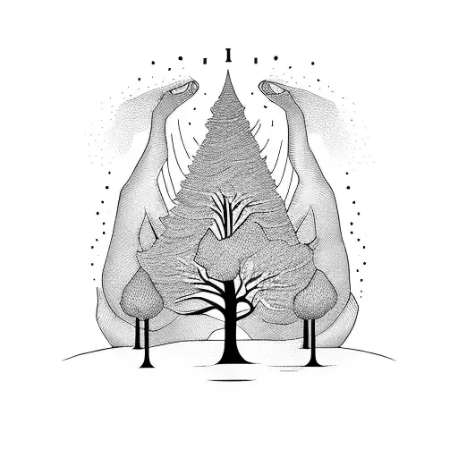A Family Of Trees Symbolizing The Strength And Growth Of Your Loved Ones