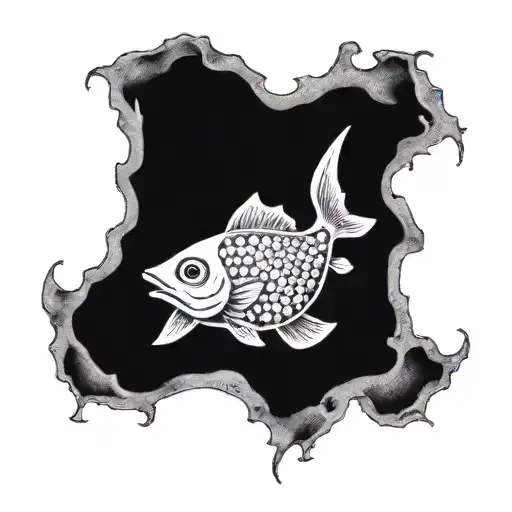 Euphorbos Plate Black And White Drawing