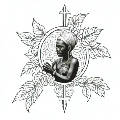 Firm Christianity And Rwandan Culture Tattoo That Includes My Mother Dob
