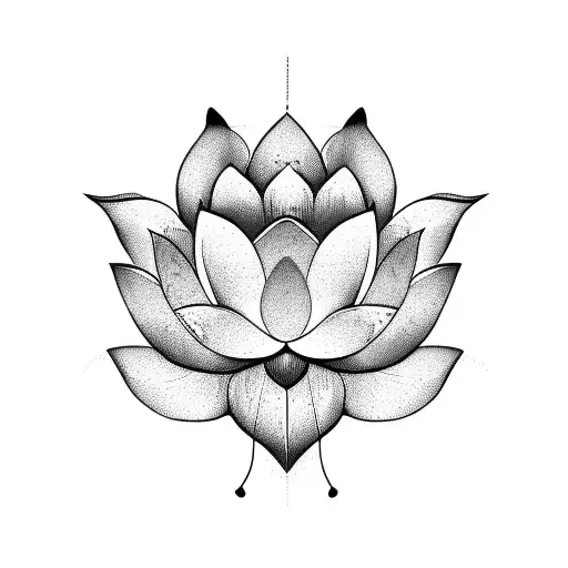 Lotus Flower With Inspiring Message