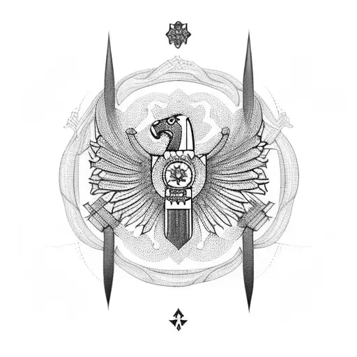 Romanian Flag Transformed Into A Beautiful Blackwork Mandala