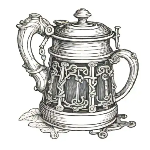 Italian Coffee Pot With Zippers