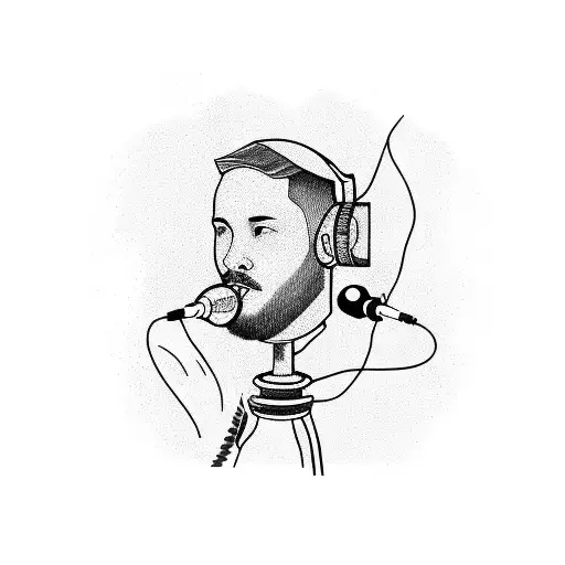 A Portrait Of Dpr Ian With A Microphone