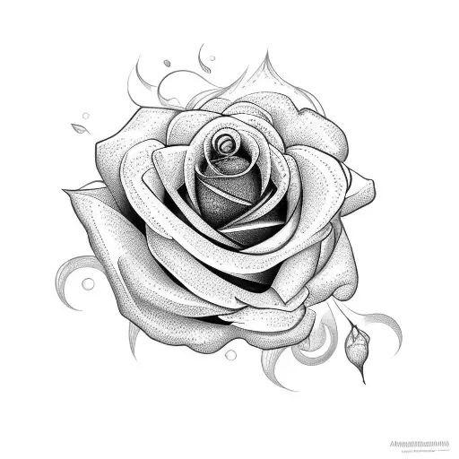 Rose Flower Melding