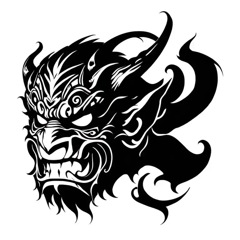 Oni Demon Mask
