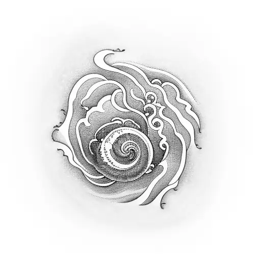 An Ocean Wave Made Up Of Poetry Lines