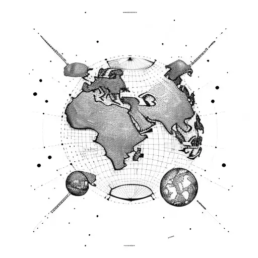 A Map Of The World With Dotted Lines Connecting Different Travel Destinations