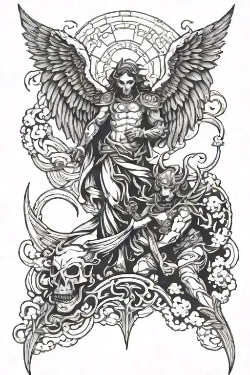 Cloud Angel And Demon