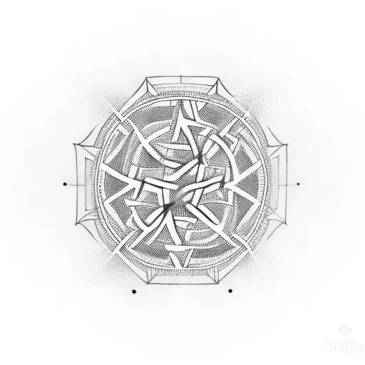 Abstract Representation Of The Number Eleven