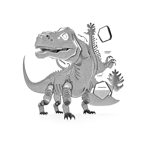 A Computer Engineer Riding A Robotic Dinosaur Through A Virtual Reality World