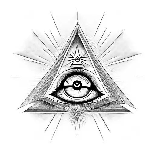 Illuminati Integrated With A All Seeing Eye Alien Hybrid
