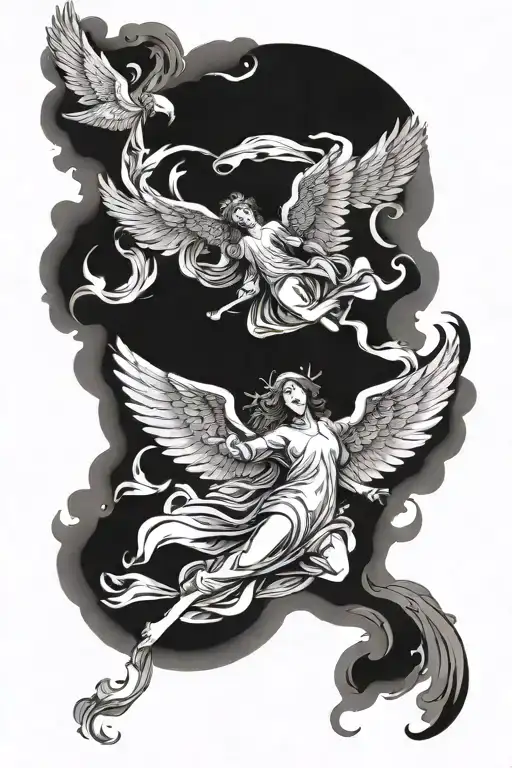 Angelic Angel Falling