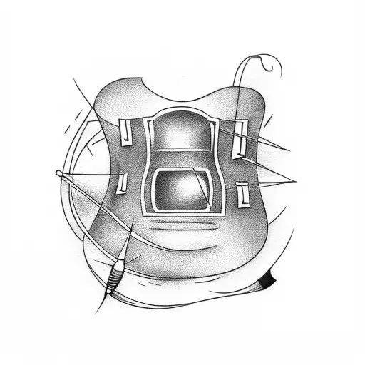 Drums And Guitar With Music And Passion