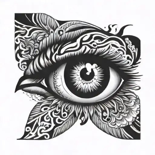 Half Eye Of Tiger And Half Eye Of Ethiopian Women Collab