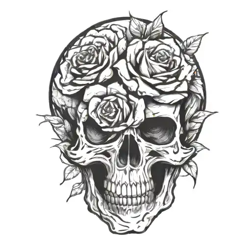 Skull Rose