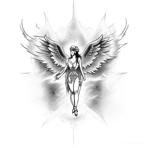 Burning Angel With Meltinh