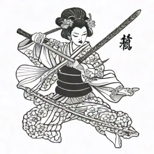 Japanese Geisha Katana