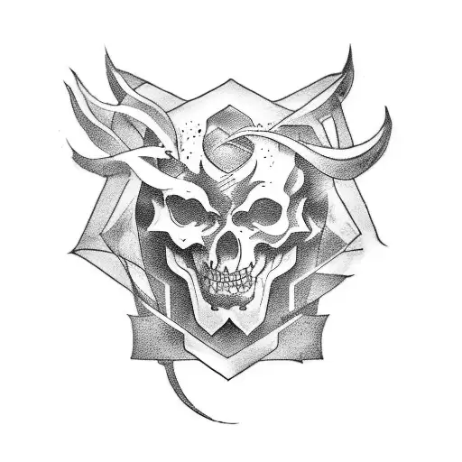 A Tattoo Design Featuring A Tattoo Machine And A Gaming Controller Intertwined In A Creative Way