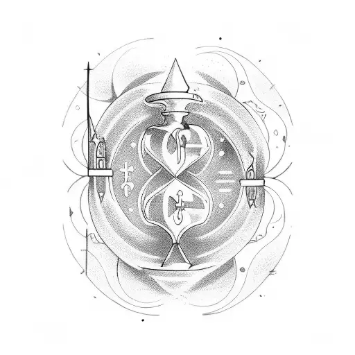 An Hourglass With The Word Patience Underneath