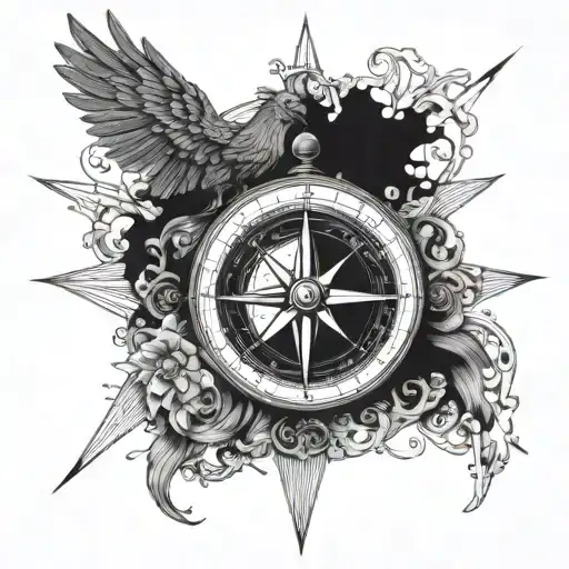 Compass Fenix Sic Parvis Magna