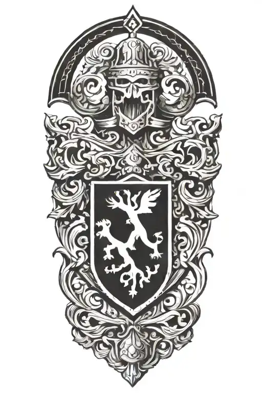 Family Crest Shield Armor