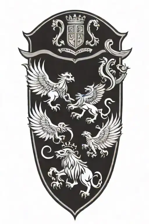 Family Crest Shield Midevil Armor