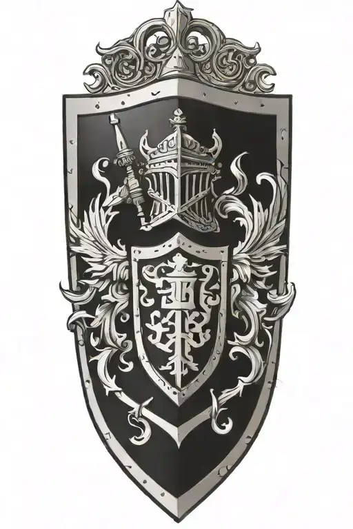 Family Crest Shield Knight Armor
