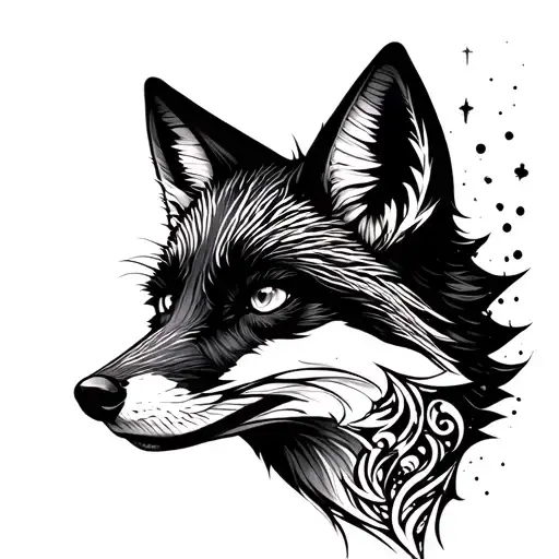 Technology Concept Of A Fox