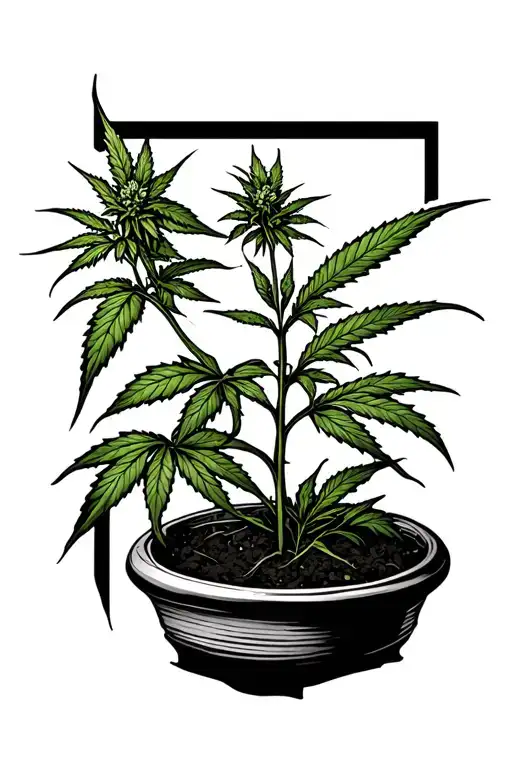 Weed Plant Growing
