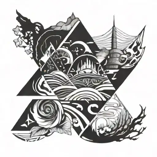 Abstract Representation Of The Journey To Sobriety