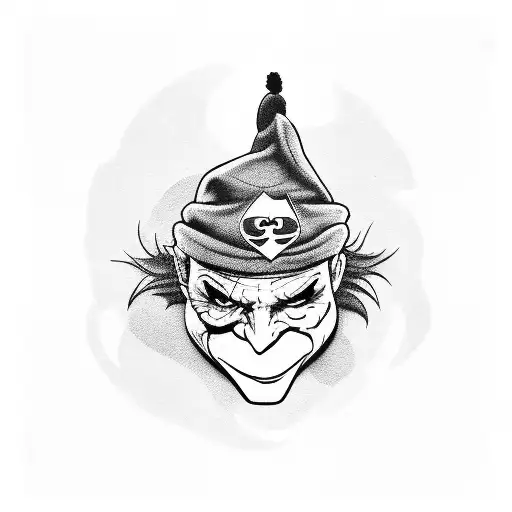 Joker Wearing A Beanie