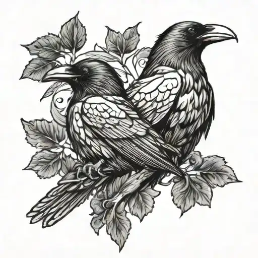 A Raven With Two Heads