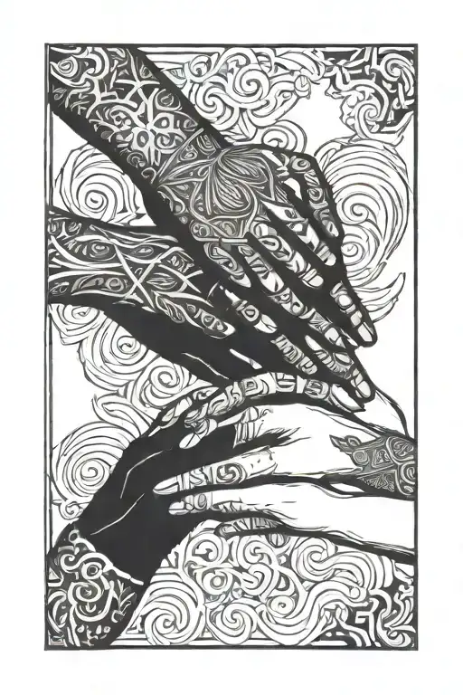 Father And Sons Holding Hands