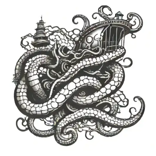 Kraken Killing A Black Boy