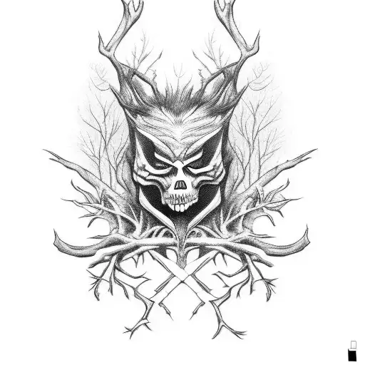 Forest Halloween Witch