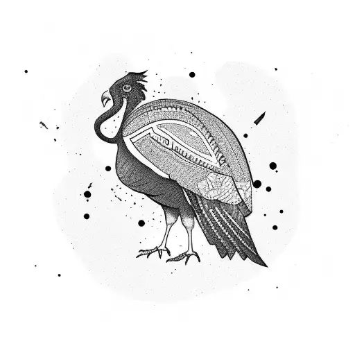 Turkey Stnading On Football