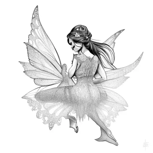 Fairy Giving Her Back