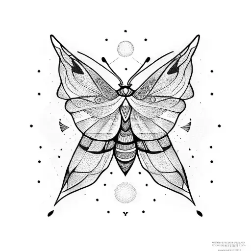 Moth And Constellation