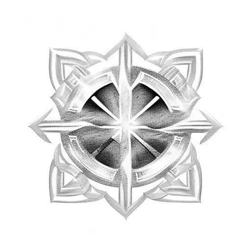 Maltese Cross And Star Of Life