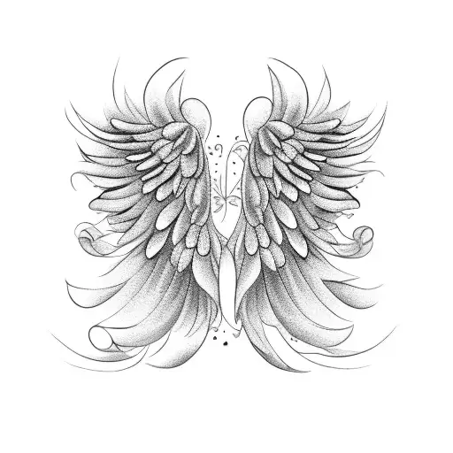 Lily Flowe With Angel Wings