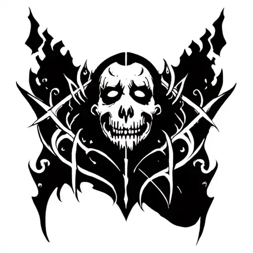 Slipknot Logo With Dark Ornamental Style