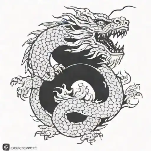 Chinese Dragon Flying