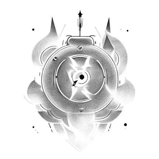 A Running Locomotive With Smoke Forming The Shape Of A Zodiac Sign