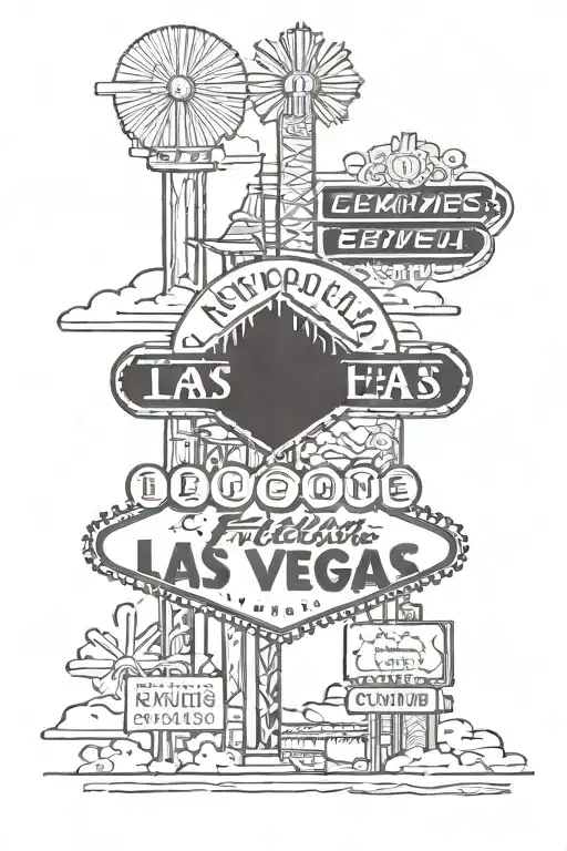 Las Vegas Sign In Background