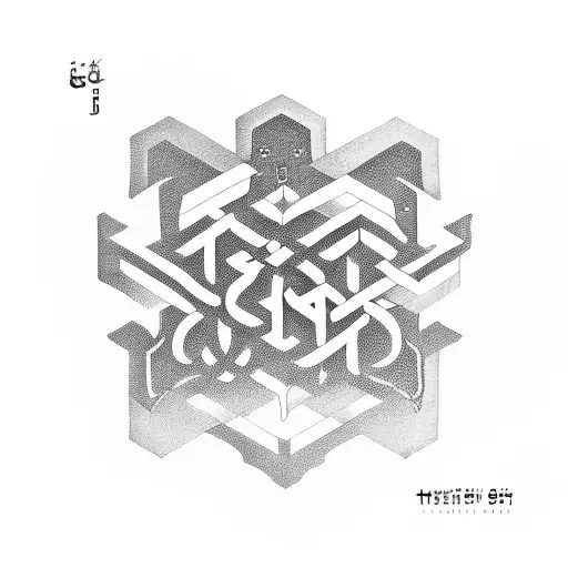 Hebrew Calligraphy Of A Meaningful Word Or Phrase